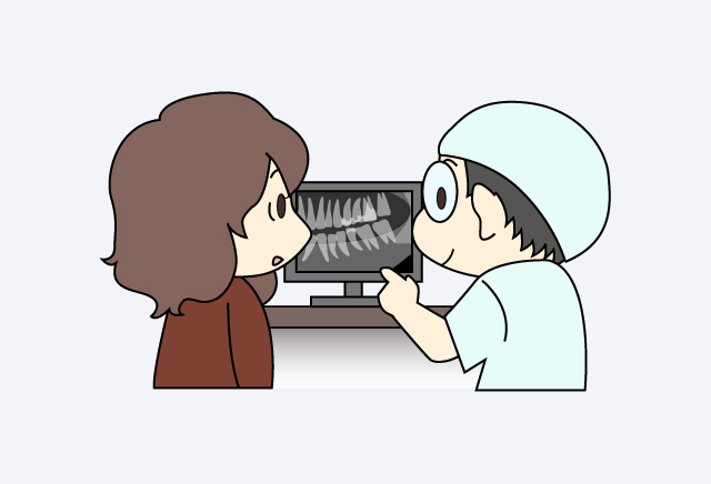 割れた歯は元に戻りません